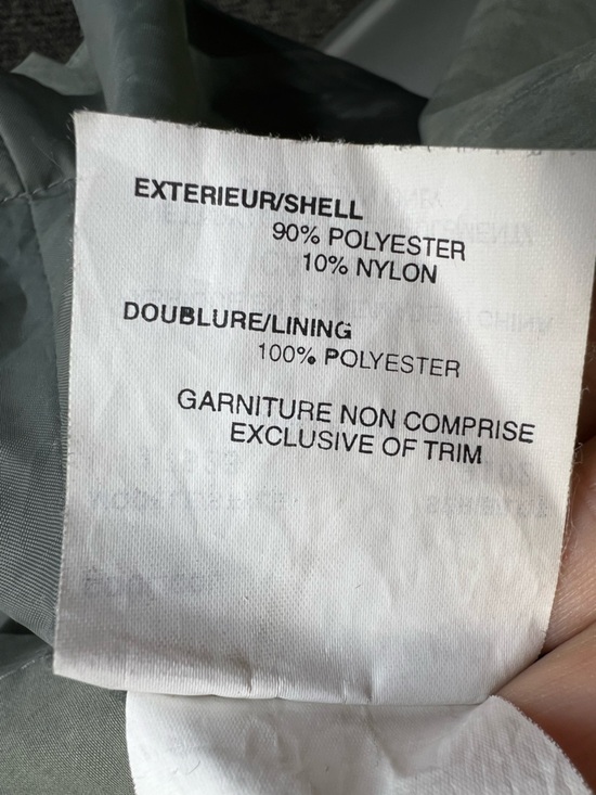 90s Y2K Luba matte sage green oversized boxy minimalist old money car coat - Picture 12 of 17